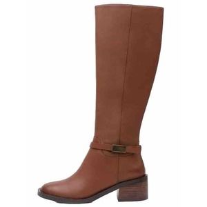Linea Paolo Kamile Cognac Leather Riding Knee High Boots New Size 8